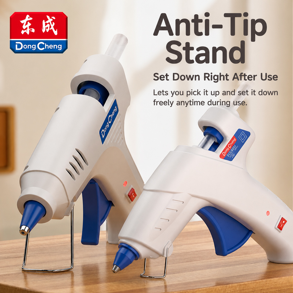 Hot Melt Glue Gun Cordless - Hetelijmpistool met aluminium spuitmond, PTC keramische