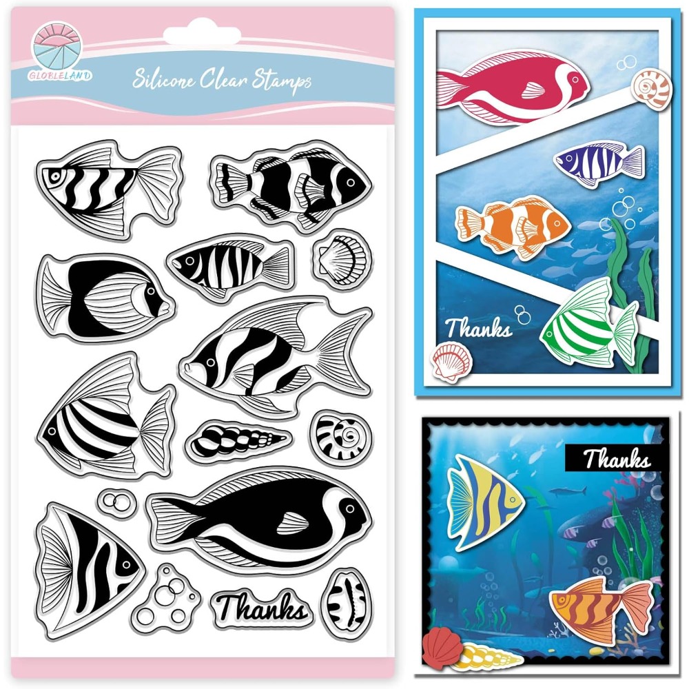 Clear Silicone Stamps For Card Making - Zomer Oceaan Clownvis Duidelijke Stempels voor