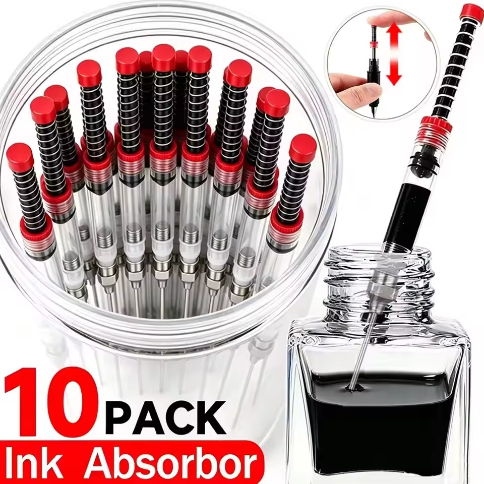 Scrapbooking - 1-10 stuks Vulpen Inktvuller Spuit Absorber