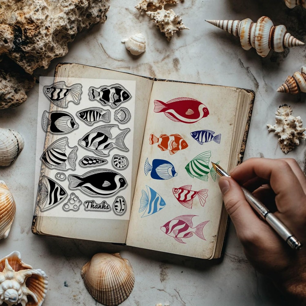 Zomer Oceaan Clownvis Duidelij - Clear Silicone Stamps For Card Making recensie en prijs