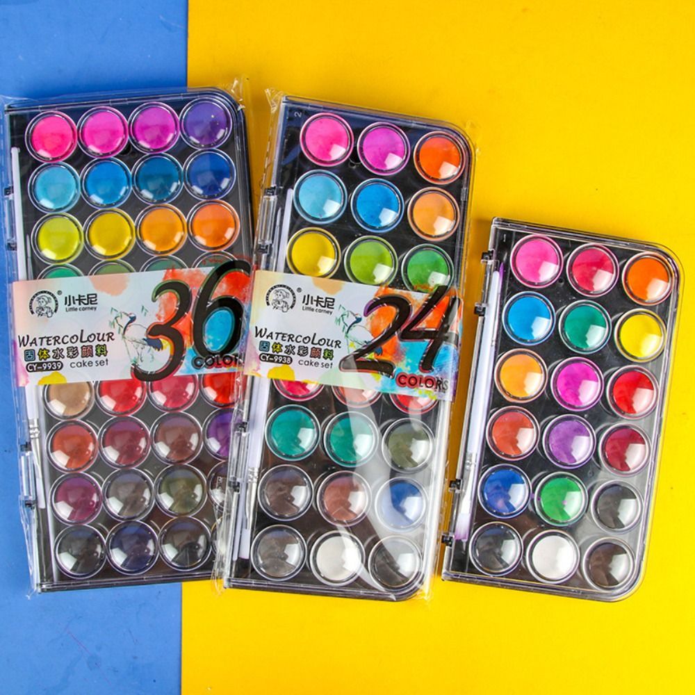 12/18/24/36 Kleuren Effen Aqua - Watercolor Paint Set Solid Pigment recensie en prijs