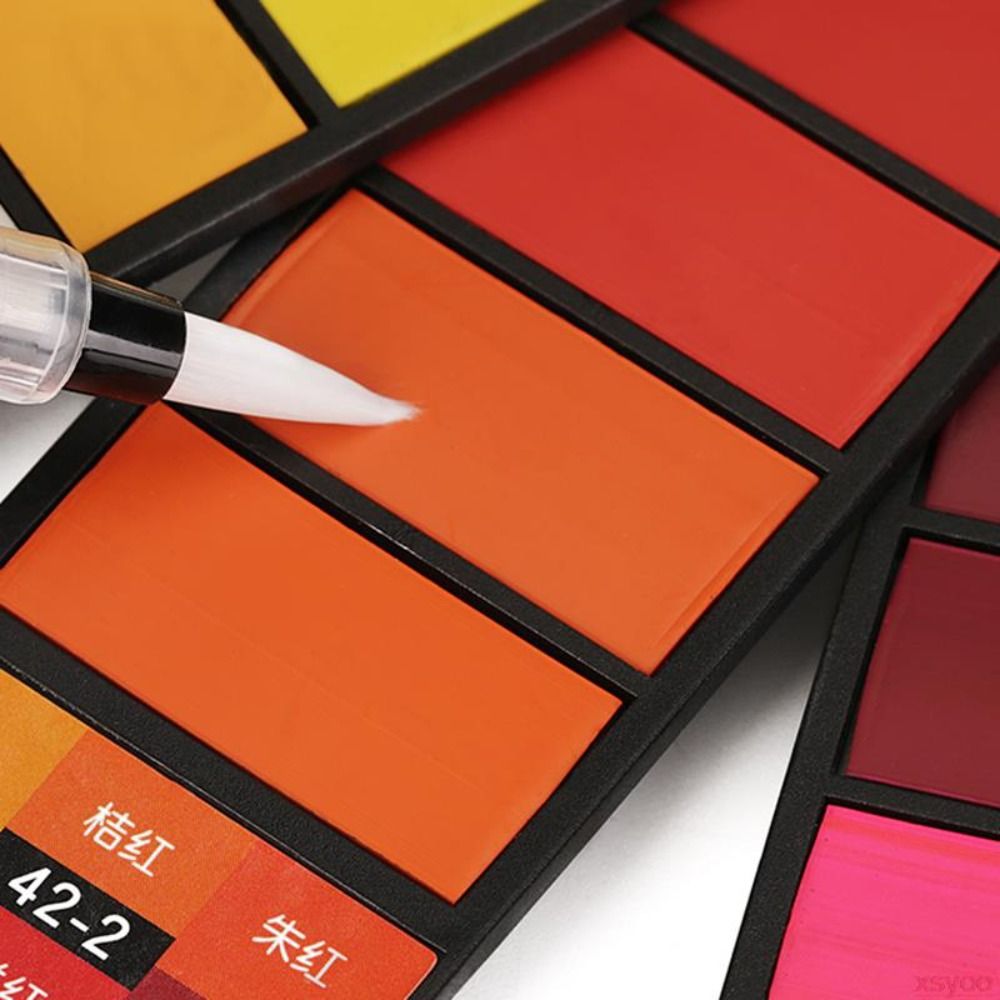 Opvouwbare aquarelverfset met  - Watercolor Paint Set Solid Pigment recensie en prijs