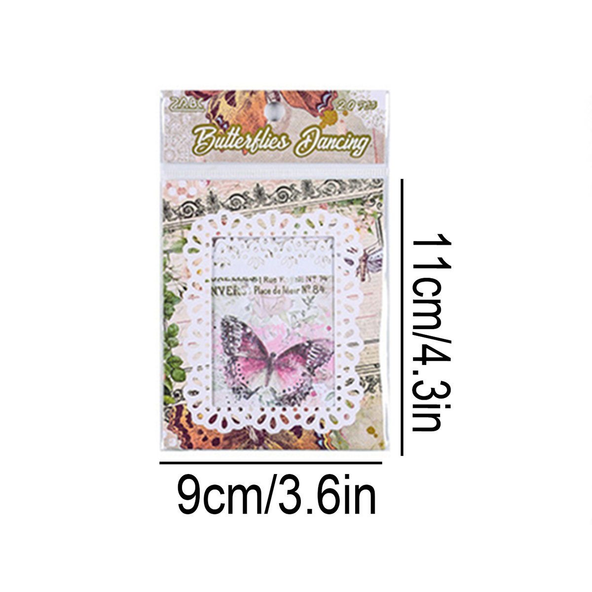 20 stuks papier met een vintag - Scrapbooking recensie en prijs