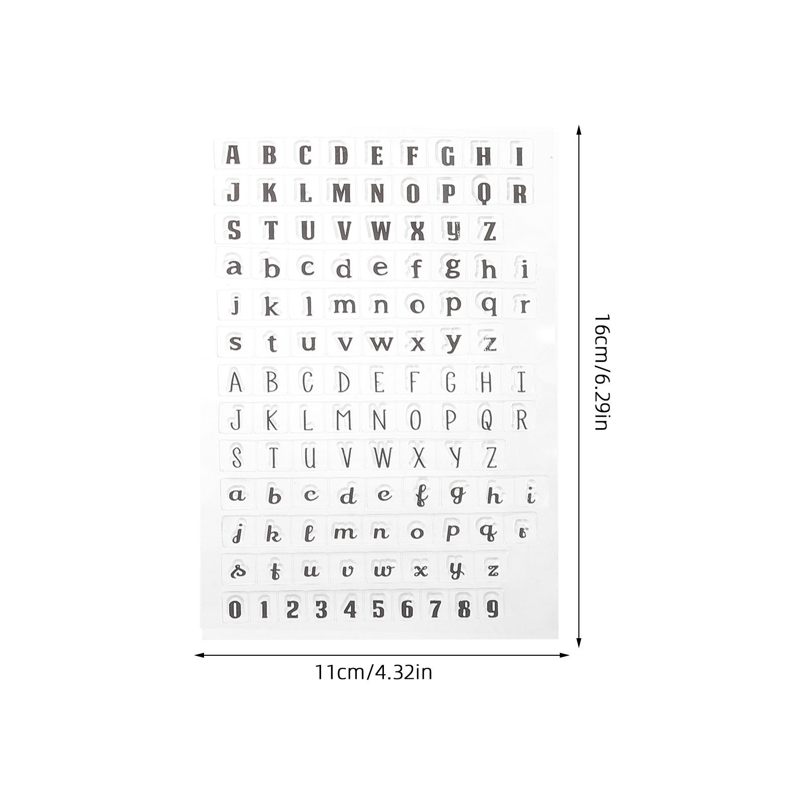 4 stuks transparante siliconen - Clear Silicone Stamps For Card Making recensie en prijs