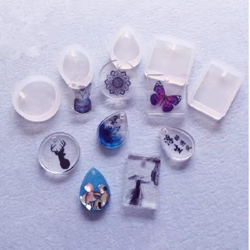 20 stuks/set DIY sleutelhanger - Silicone Epoxy Resin Molds Set recensie en prijs